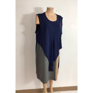 Suzanne Betro Maxi Dress Layered Babydoll Womens 4X